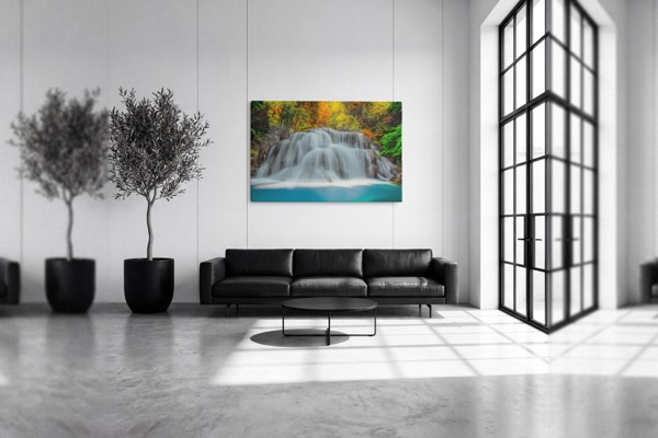 Water Symphony Canvas Print - Plūstošā ūdens ainava - uz sienas telpā