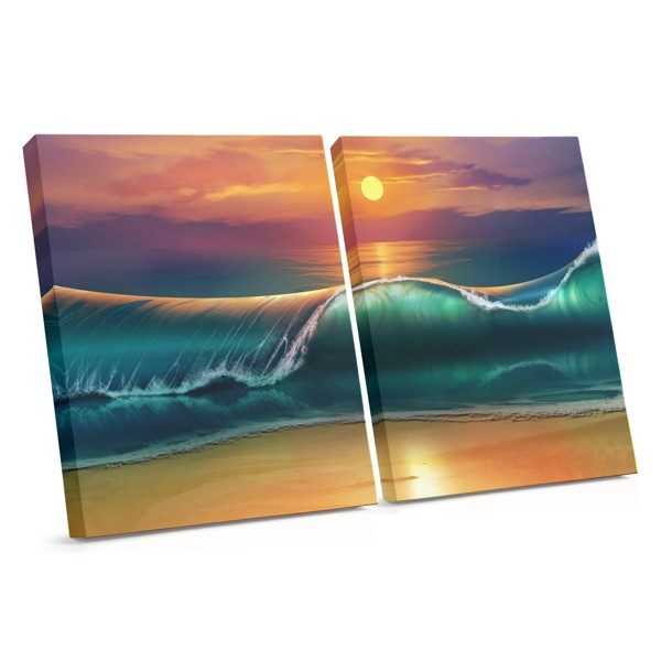 Ocean Wave Crest Canvas Print