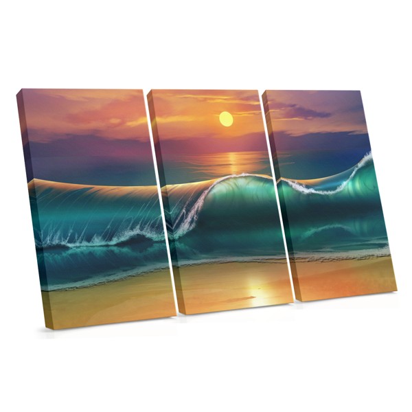 Ocean Wave Crest Canvas Print