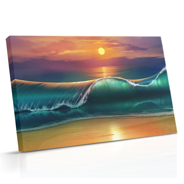 Ocean Wave Crest Canvas Print