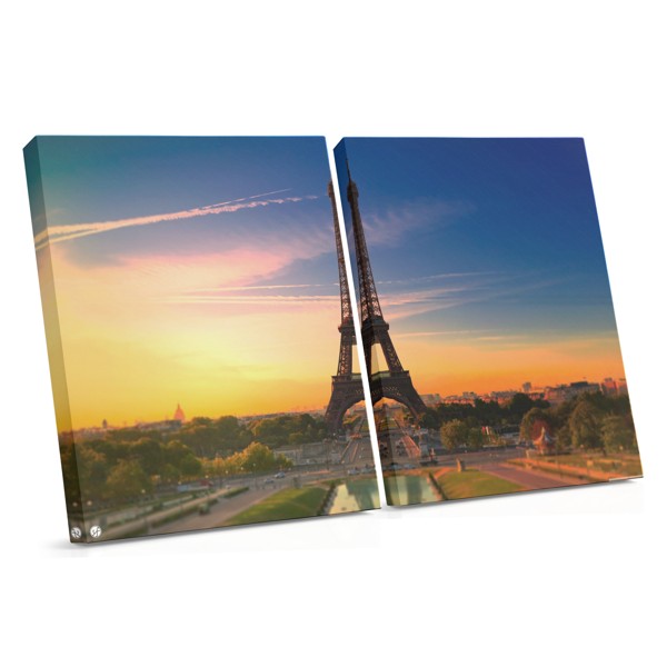Eiffeltoren bij zonsondergang canvas print