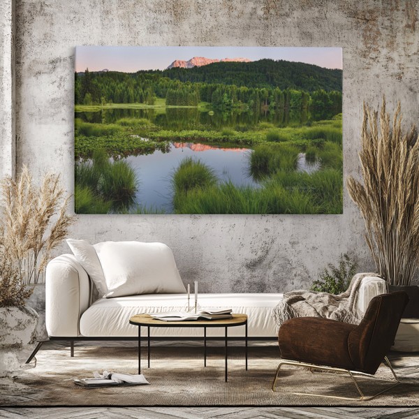 Impression sur Toile Canyon de la Rivière Rouge - au mur dans un intérieur