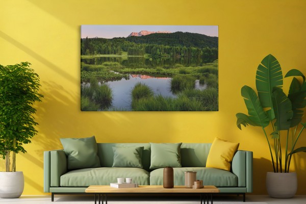 Impression sur Toile Canyon de la Rivière Rouge - au mur dans un intérieur
