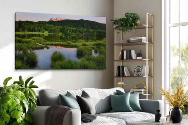 Impression sur Toile Canyon de la Rivière Rouge - au mur dans un intérieur