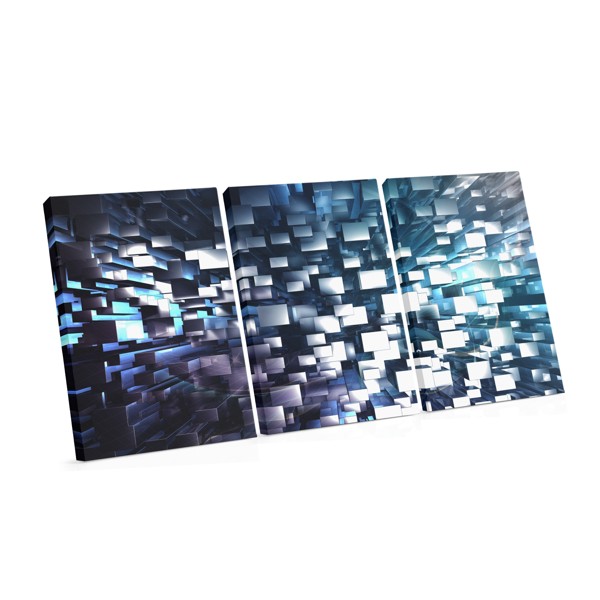Tablou Canvas Abstracție Puzzle Geometric