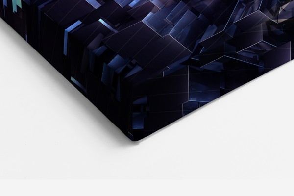 Geomeetriline Puzzle Abstraktsioon Kanvaspilt - seinal toas