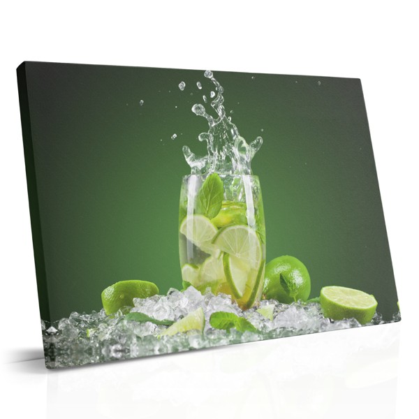 Tranche de Citron dans l'Eau - Toile Imprimée