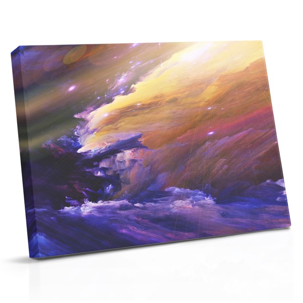 Ruimtestorm Abstract Canvas Print