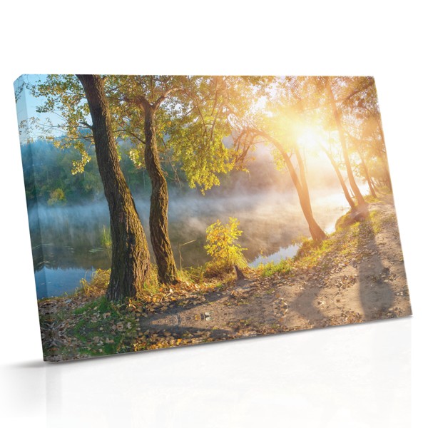 Impression sur Toile Paysage Lac Silencieux