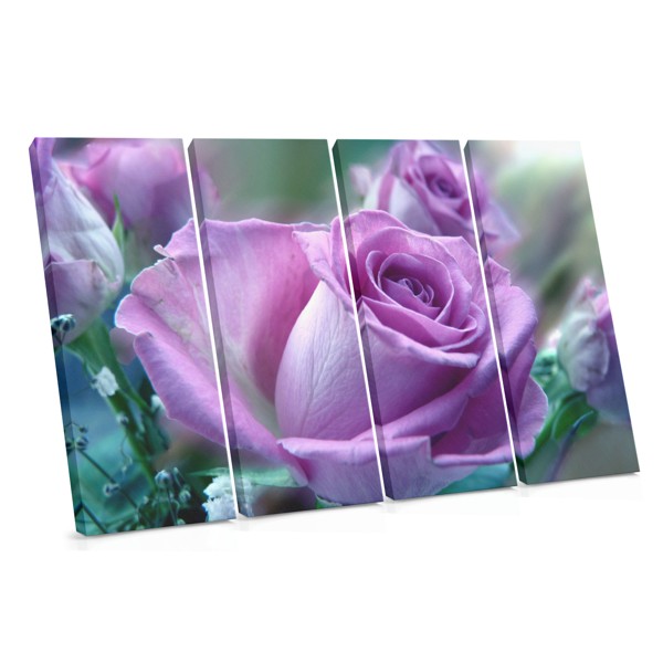 Sour Rose Canvas Print - Üksik Õis Tumedal Taustal