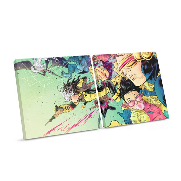 Farebný Manga Superhrdina Canvas Print