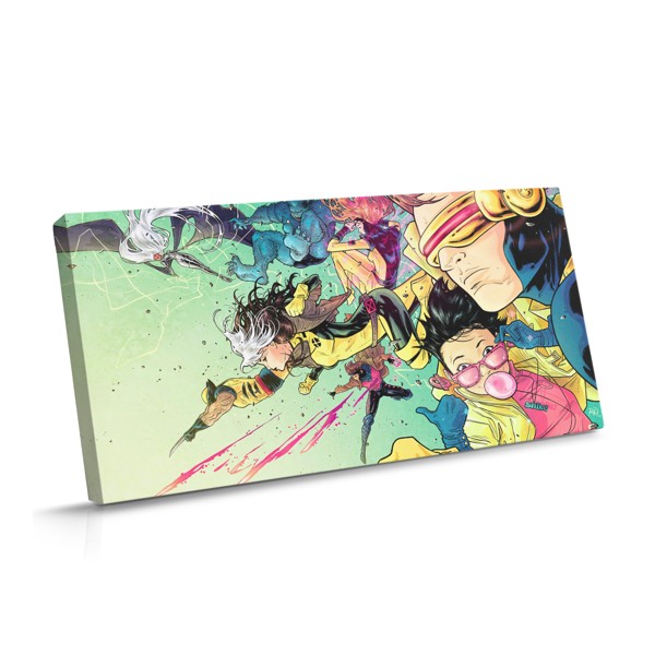 Χρωματιστό Manga Superheroes Canvas Print
