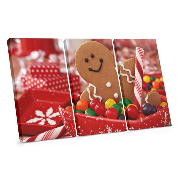 Zimtsterne Weihnachtskekse Leinwanddruck