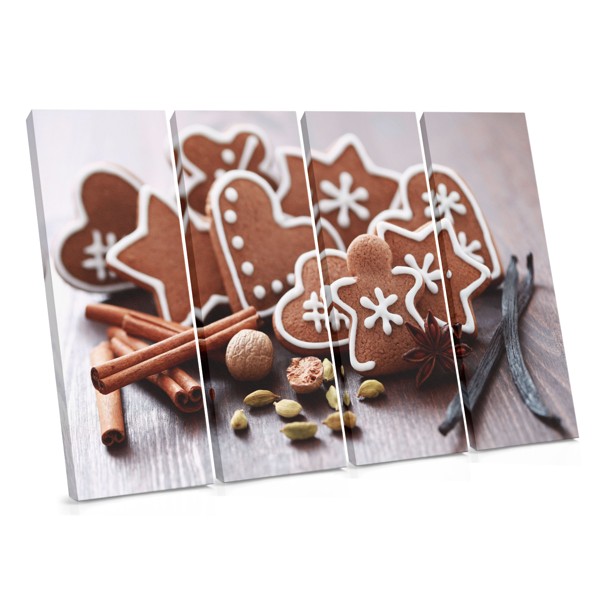 Impressão em Tela de Doces e Guloseimas de Natal