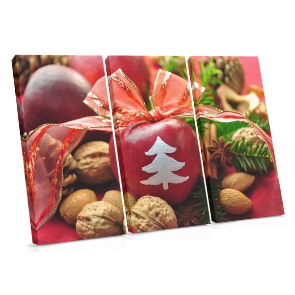 Christmas Apple with Nuts and Spices Canvas Print