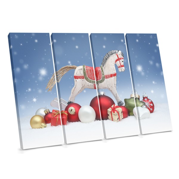 Winter Story Canvas Print - Juhlapyhä Talvitaivas