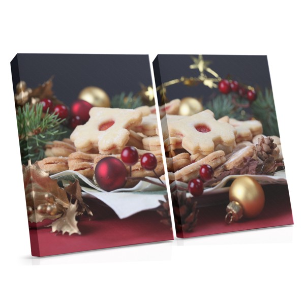 Jonge Bakker met Gebak Canvas Print