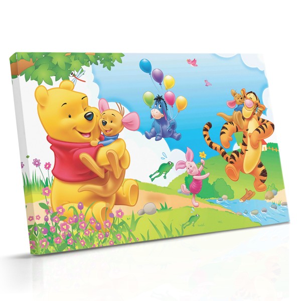 Winnie the Pooh ja Siga sõbrad kanvaspilt