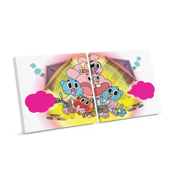Gumball Κινούμενη Σειρά Χαρακτήρων Canvas Print