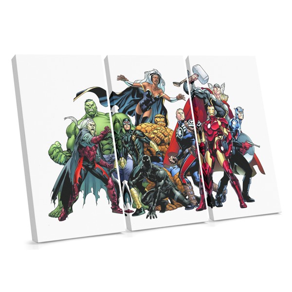 Marvel Avengers Superhrdinovia Plátno pre Detskú Izbu
