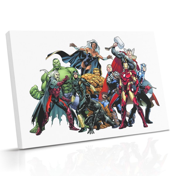 Stampa su Tela Marvel Avengers Supereroi per Cameretta