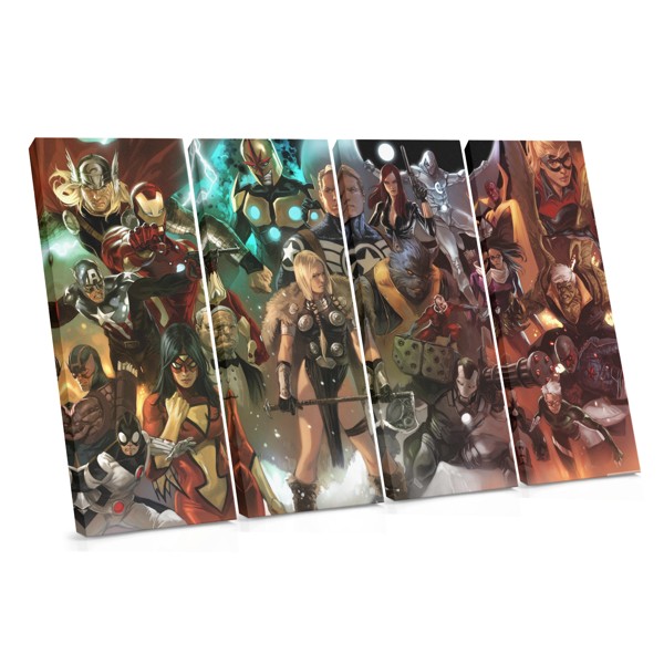 Stampa su Tela Squadra di Supereroi Animati