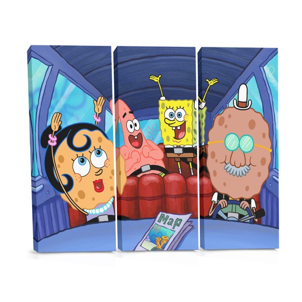 SpongeBob SquarePants lærredstryk til børneværelser
