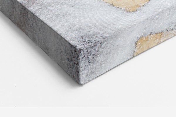 Greed Canvas Print - Zlaté Mince a Vianočné Ozdoby - na stene v interiéri