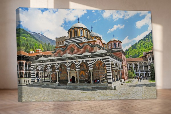Rilas Manastir Platno | Bugarski Spomenik - na zidu u interijeru