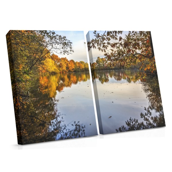Klusā ezera audekla prints