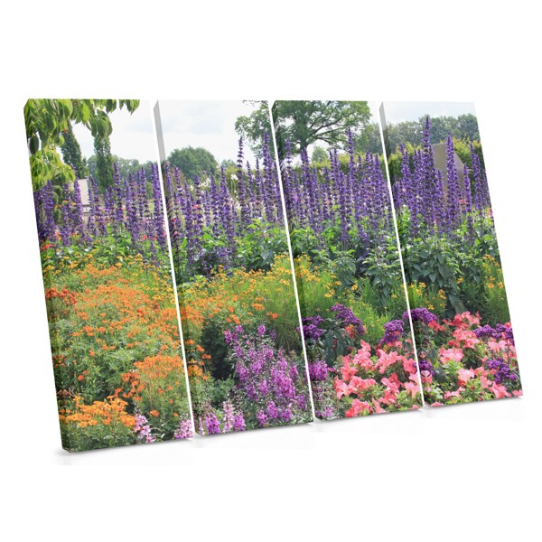 Toile Lavande Love - Champ de Fleurs Violettes