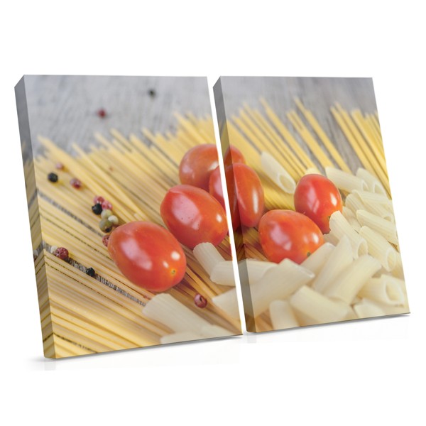 Lienzo Ingredientes de Pasta Italiana