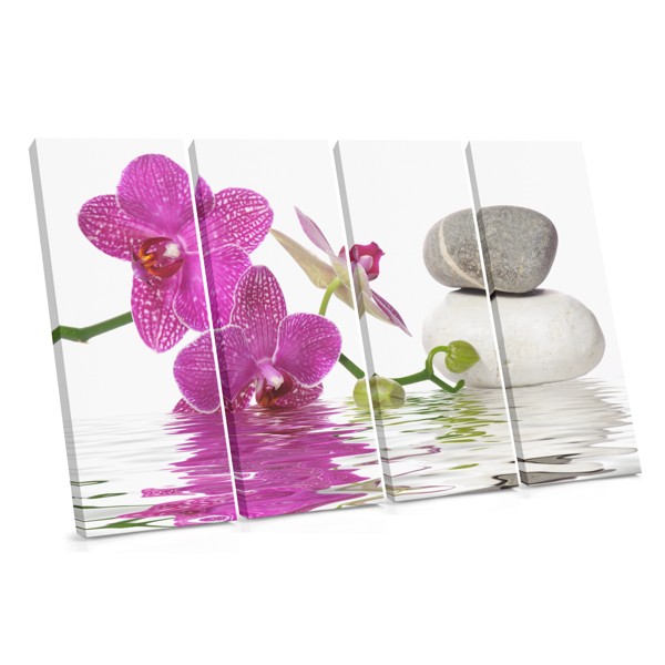 Vízi virágok Feng Shui vászonnyomat