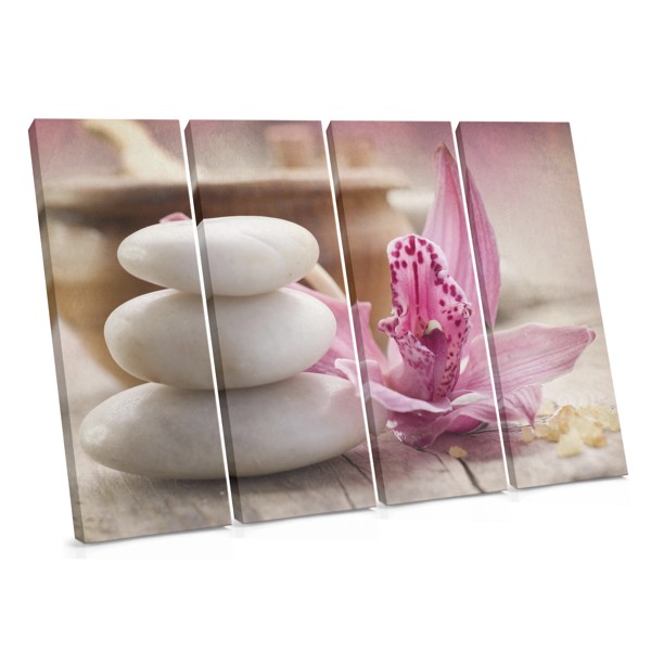 Fialová orchidea Canvas Print