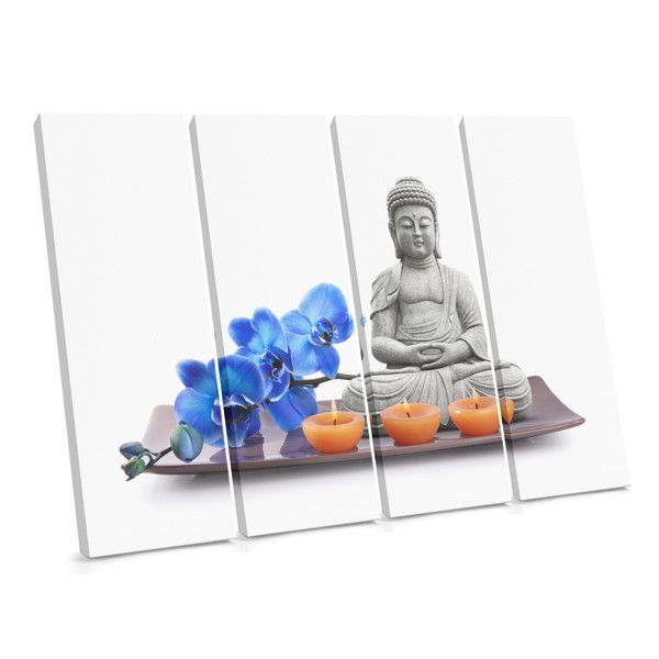 Tablou Canvas Buddha cu Simboluri Chakra