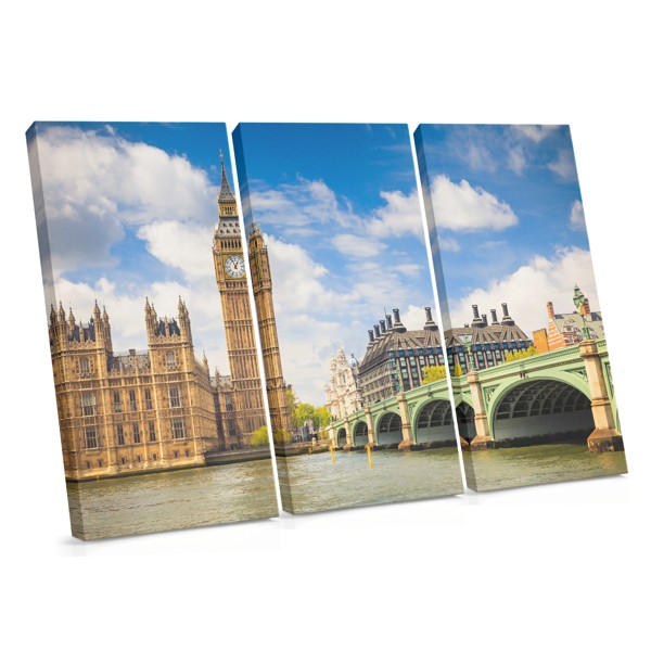 Westminster Bridge and Big Ben Canvas Print
