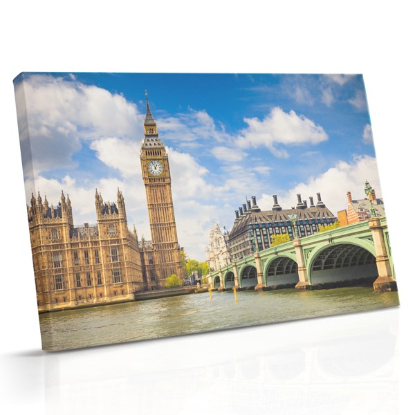 Westminster Bridge és Big Ben vászonnyomat