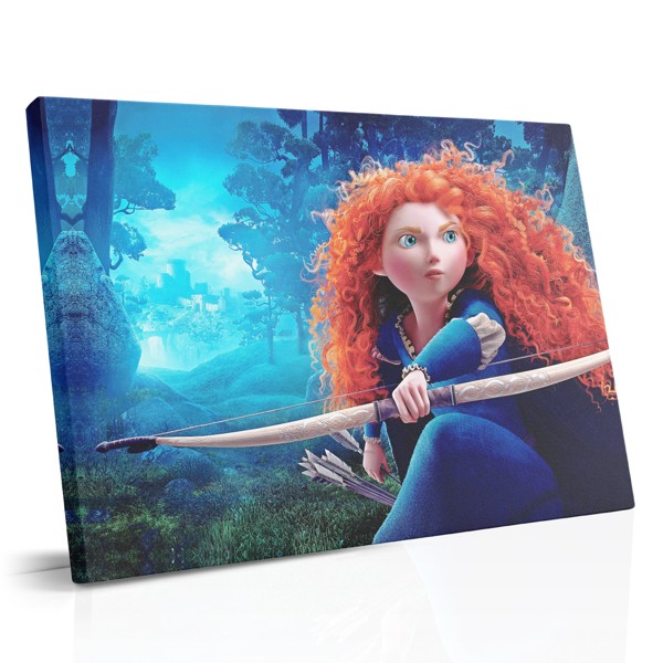 Mutiges Animationscharakter-Leinwanddruck