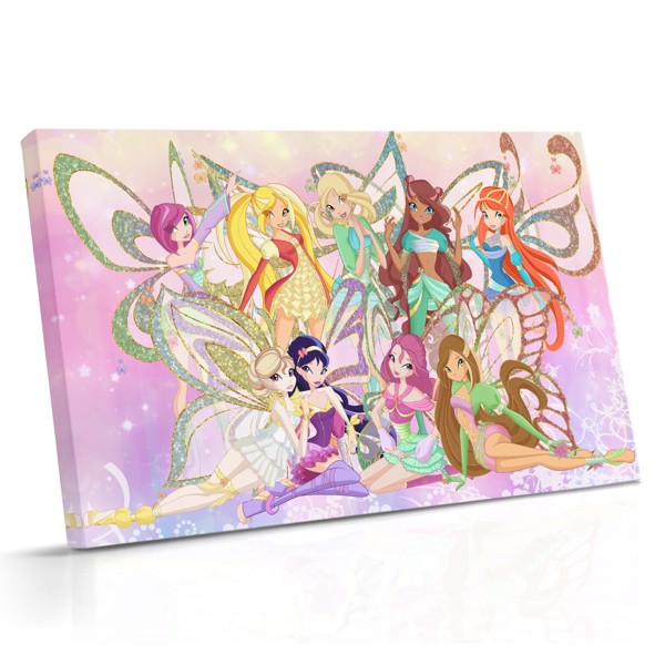 Winx Club Fee Leinwanddruck - Animierte Charakterkunst
