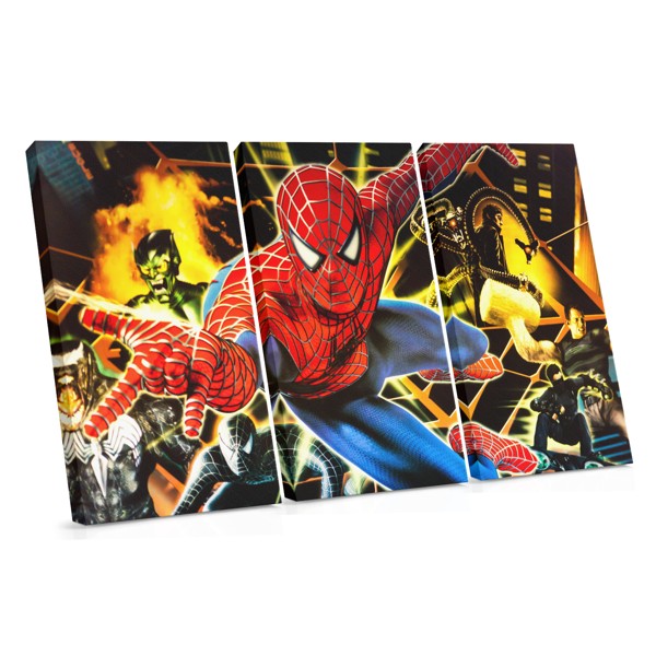 Spider-Man Comic Hero Canvas Print