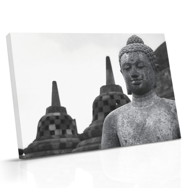 Boeddha Beeld in Tempeltuincanvasprint
