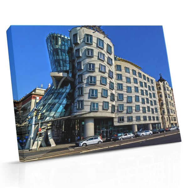 Dansande huset Prag arkitektur canvastryck