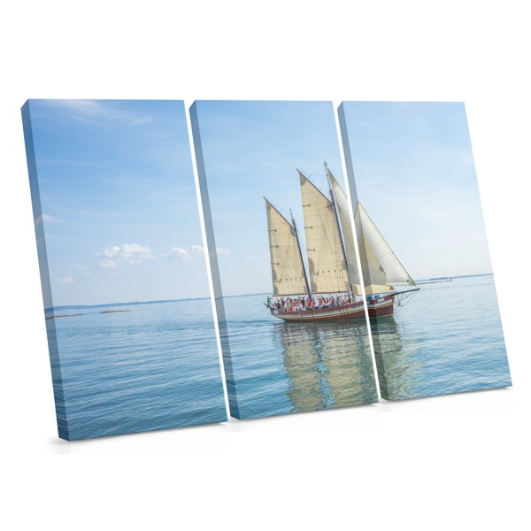 Sailboat on Calm Sea Canvas Print