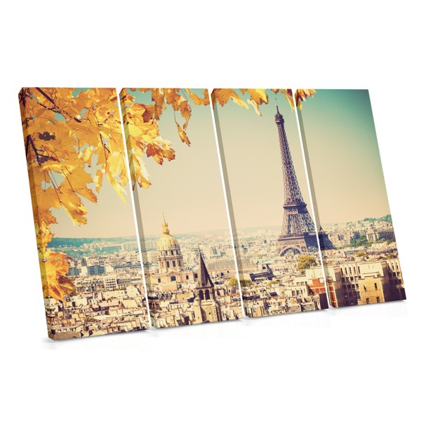 Tablou Canvas Colaj Turnul Eiffel din Paris