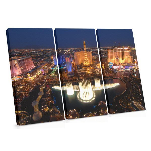 Obraz na Płótnie Panorama Las Vegas w Nocy