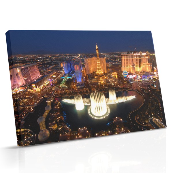 Las Vegas Nachtlinie Leinwanddruck