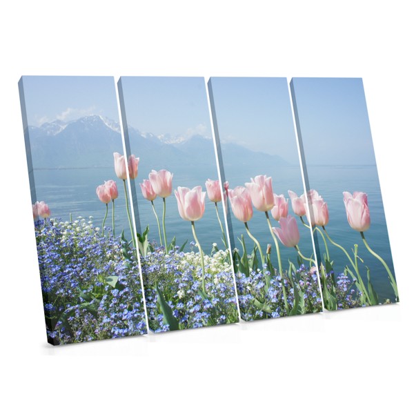 Vanille Orchidee op Zandstrand Canvas Print
