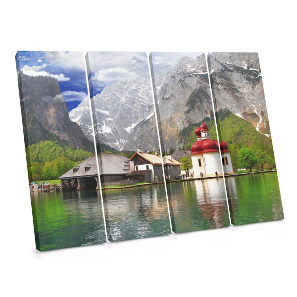 Stampa su Tela Lago di Montagna
