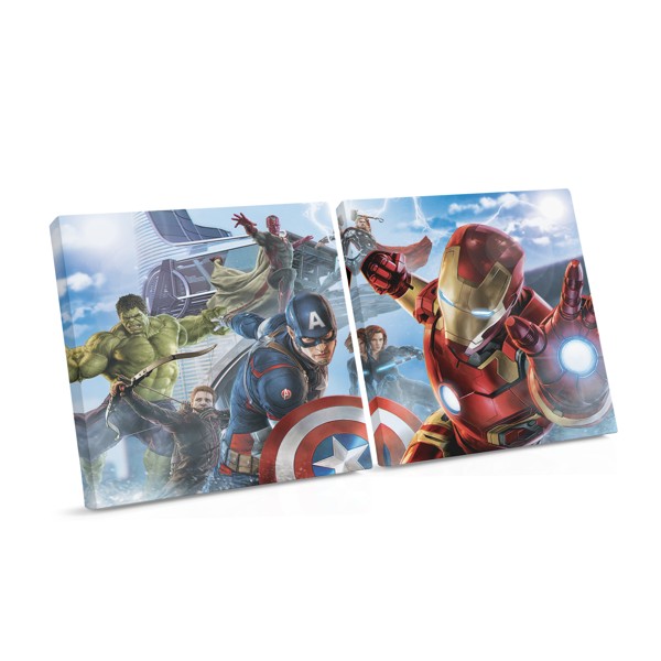 Impressão em Tela Avengers Assemble Heroes