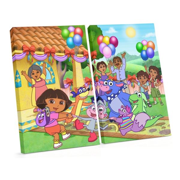 Dora the Explorer Canvas Print for Kids' Room